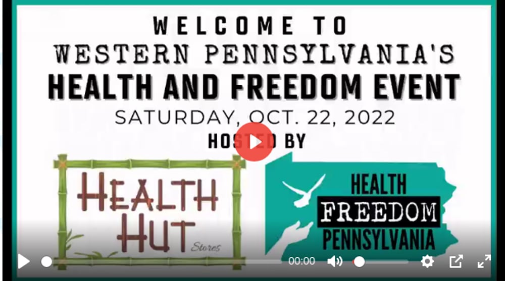 Health and Freedom Event, October 22, 2022